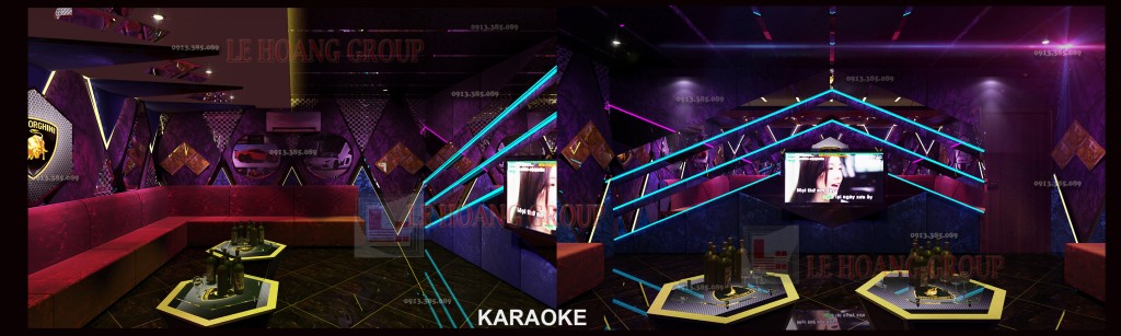 Lê Hoàng Group – Thiết kế phòng karaoke